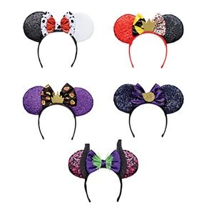 Disguise Disney Villains Ears Set of 5
